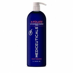Шампунь проти лупи Mediceuticals X-Folate 1000 ml для чутливої шкіри голови, від почервоніння й подразнення 36960 фото
